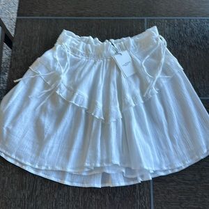 Never worn white Etoile skirt with tags